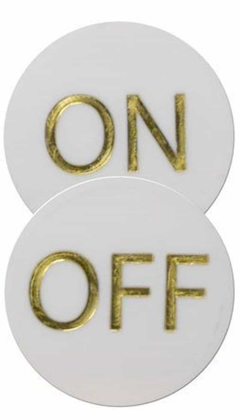 On / Off Chip Button For Craps