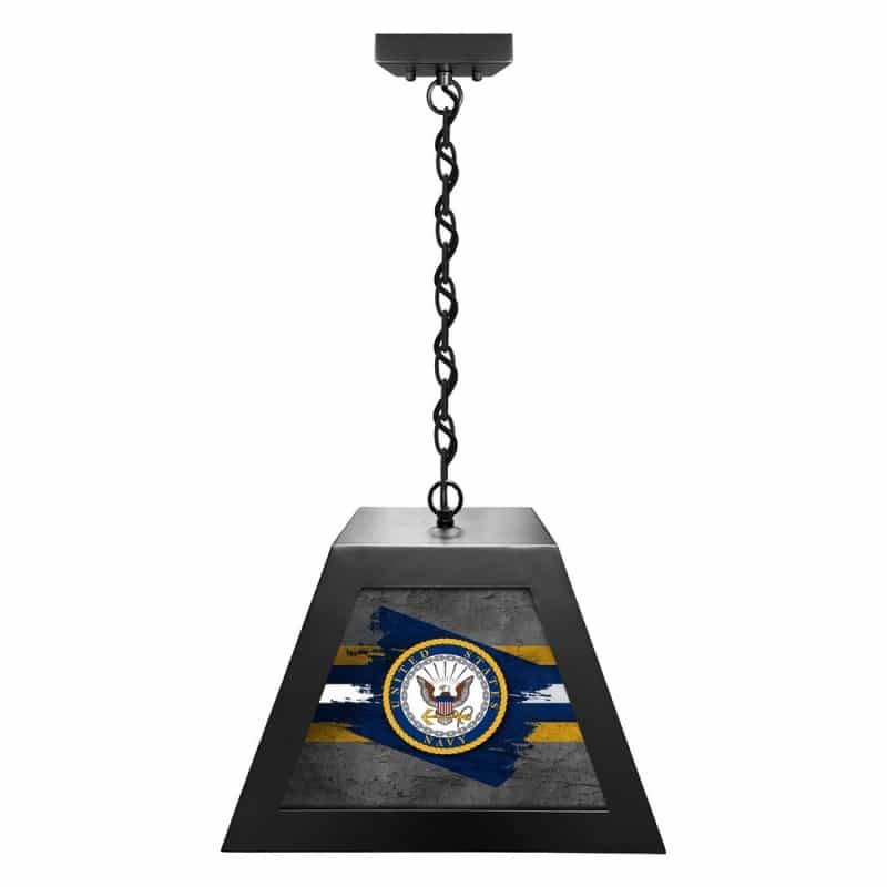 United States Navy Pendant Box Light By Holland Bar Stool Company