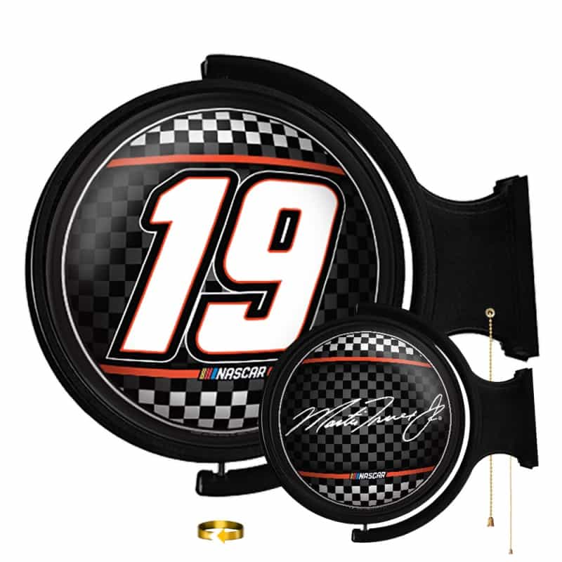 Martin Truex, Jr.: Original Round Rotating Lighted Wall Sign