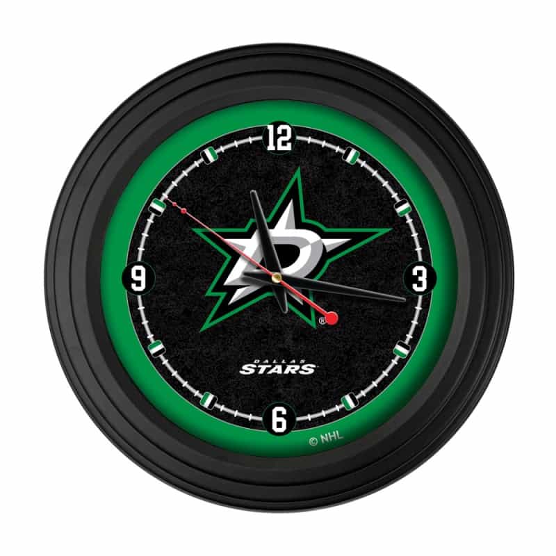 Dallas Stars 15" Traditional Wall Clock By Holland Bar Stool Co