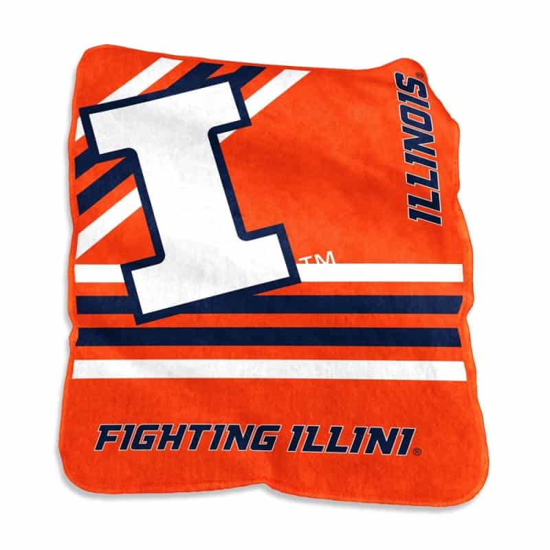 Illinois Raschel Throw
