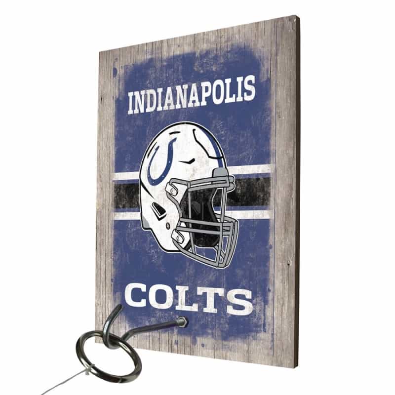 Indianapolis Colts Hook And Ring Toss Game - 11In X 8In X .25 In