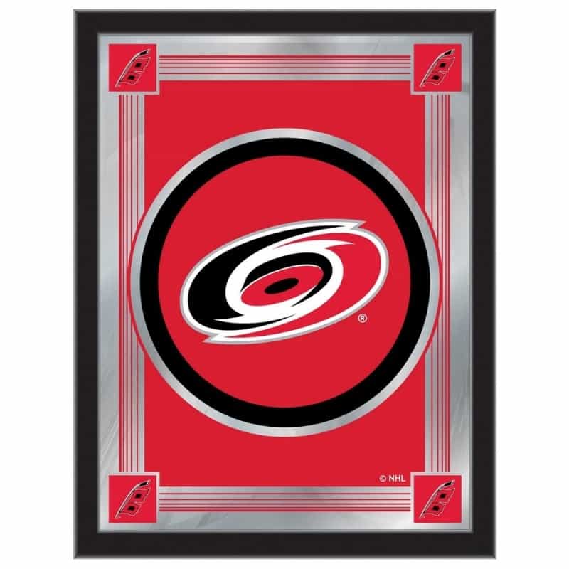 Carolina Hurricanes 17" X 22" Logo Mirror By Holland Bar Stool Company