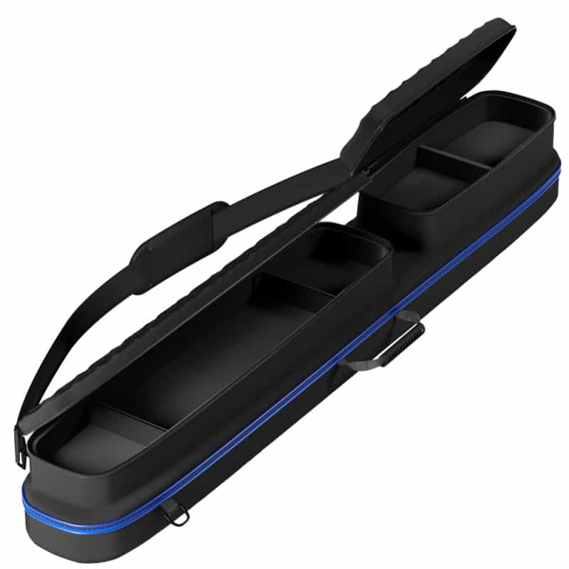 Casemaster Parallax Diamond Billiard Cue Case (Pool Stick Case) Blue