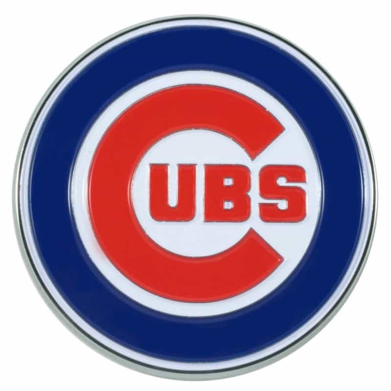 Chicago Cubs 3D Color Metal Emblem