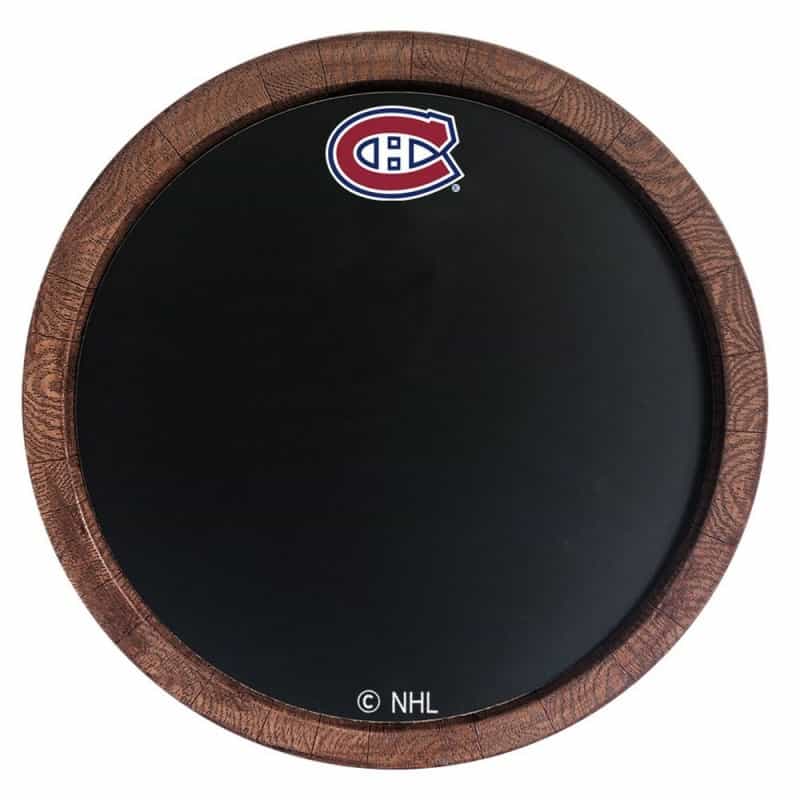 Montreal Canadiens: Chalkbaord "Faux" Barrel Top Sign