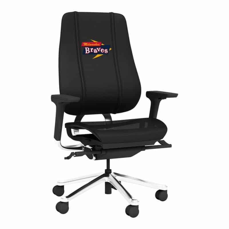 Phantomx Mesh Gaming Chair With Milwaukee Braves Cooperstown Secondary