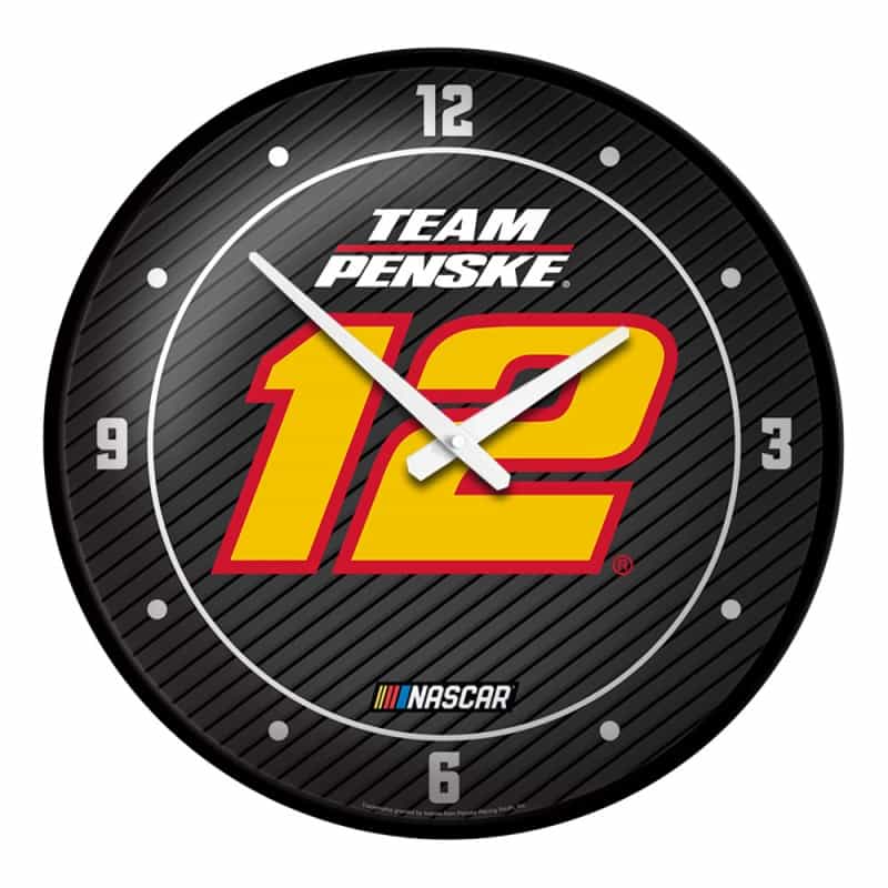 Ryan Blaney: Modern Disc Wall Clock