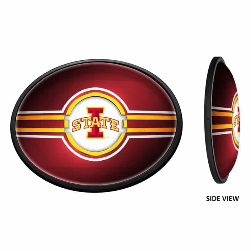 Isu Iowa State Cyclones Slimline Led Team Spirit Wall Sign-Primary Logo