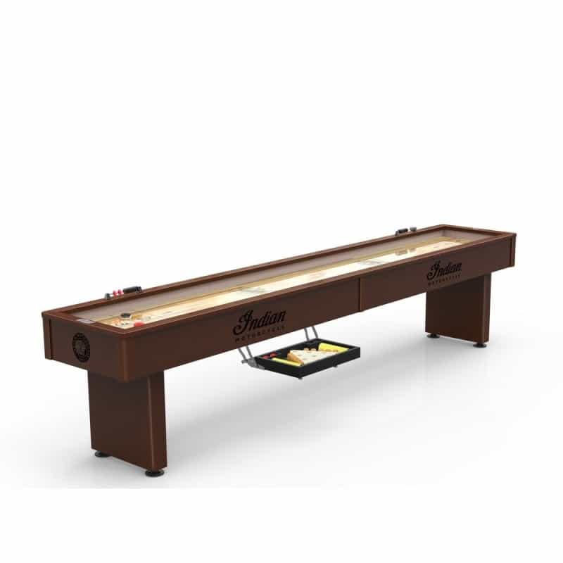 Indian Motorcycle 12' Shuffleboard Table By Holland Bar Stool Co