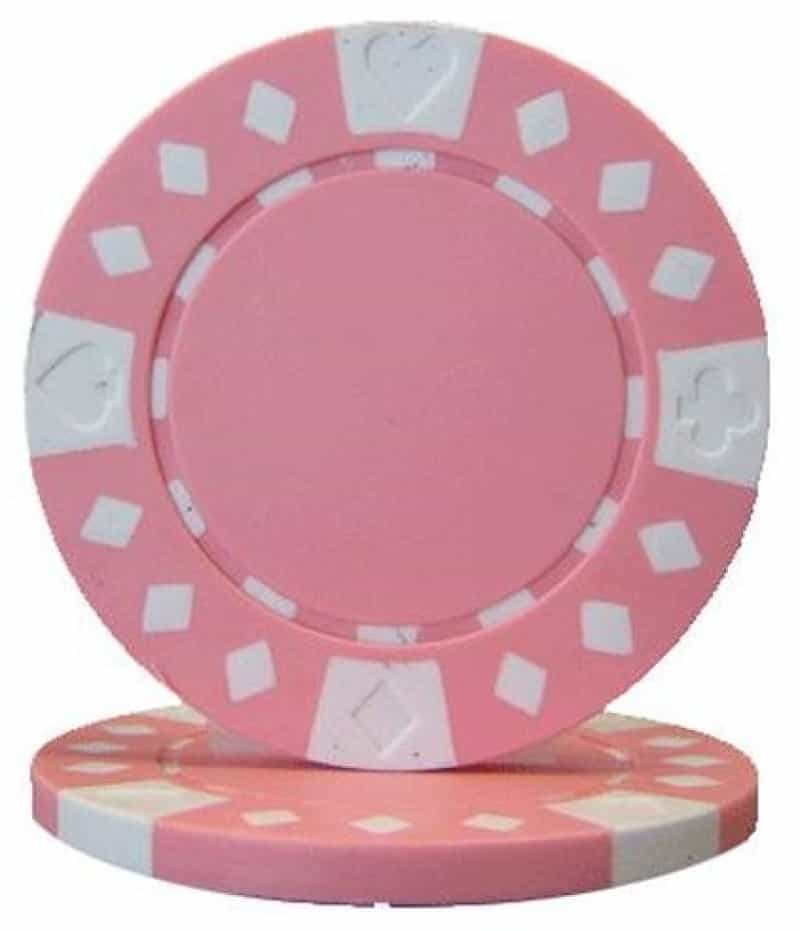 Diamond Suited 12.5 Gram - Pink Sold By The Roll25 Pcs. Per Roll