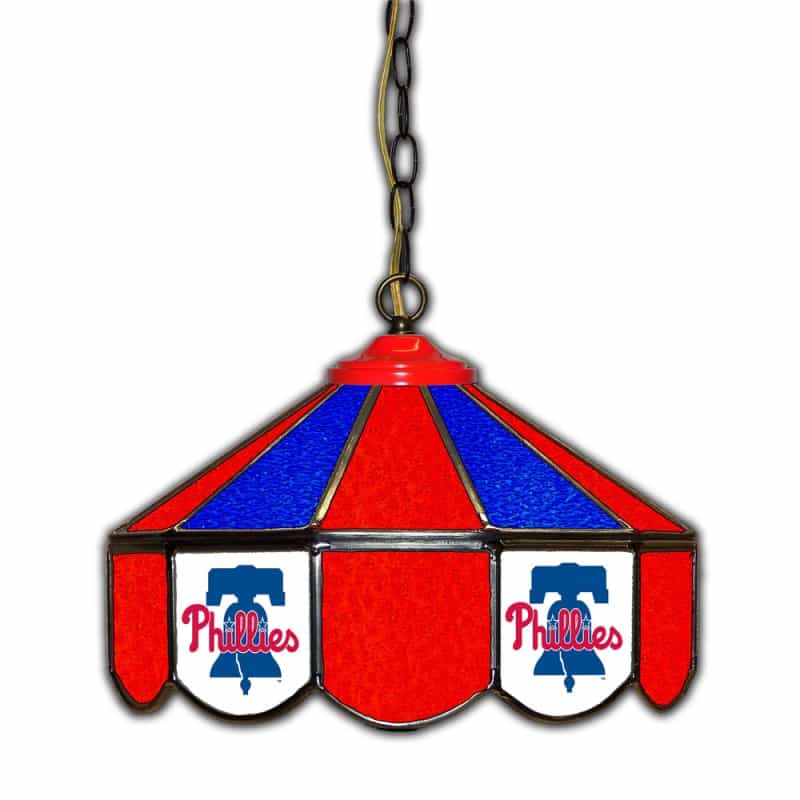 Philadelphia Phillies 14"Glass Lamp