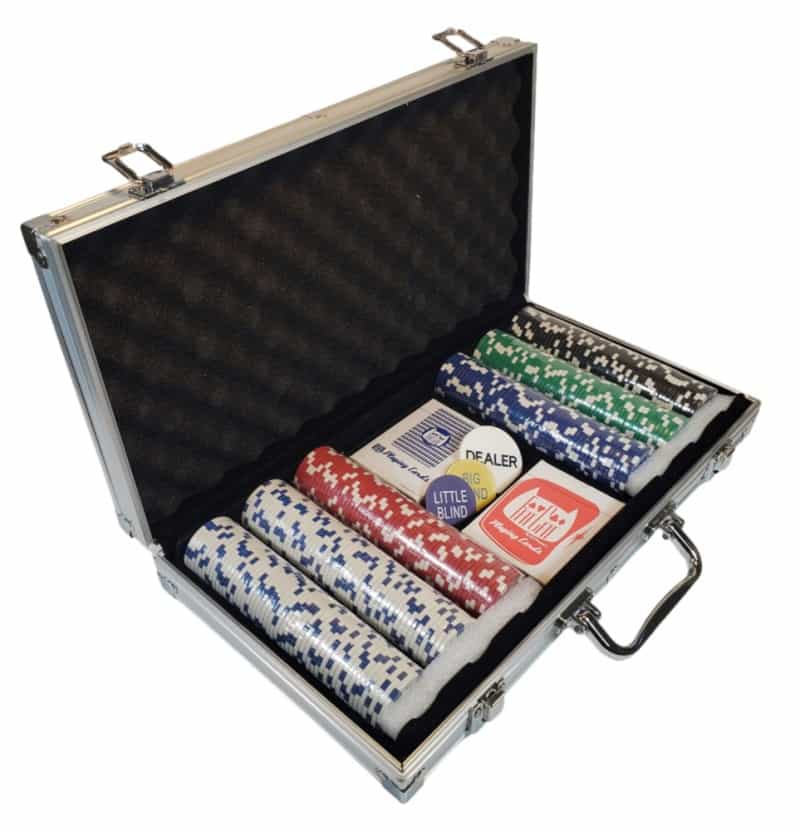 Fat Cat 300Ct Texas Hold'em Poker Chip Set