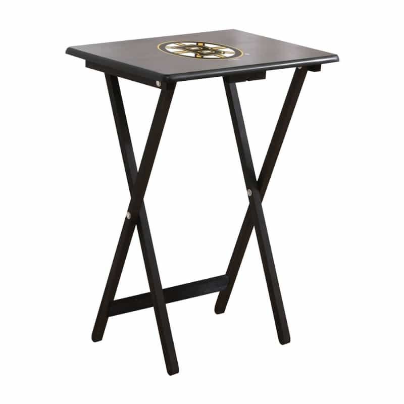 Boston Bruins Tv Trays W/Stand