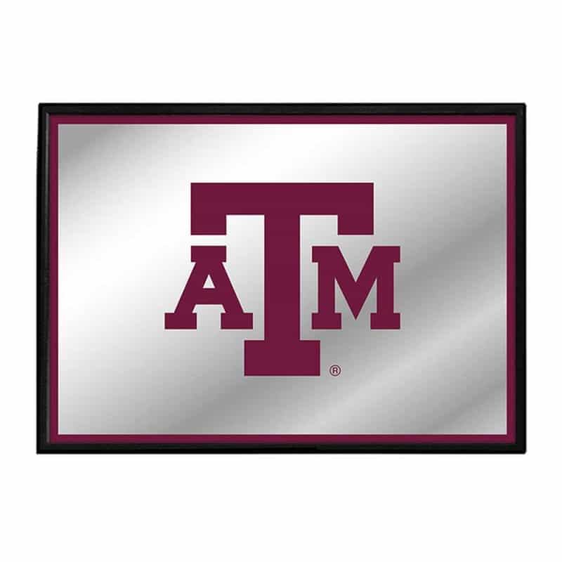 Texas A&M Aggies: Framed Mirrored Wall Sign
