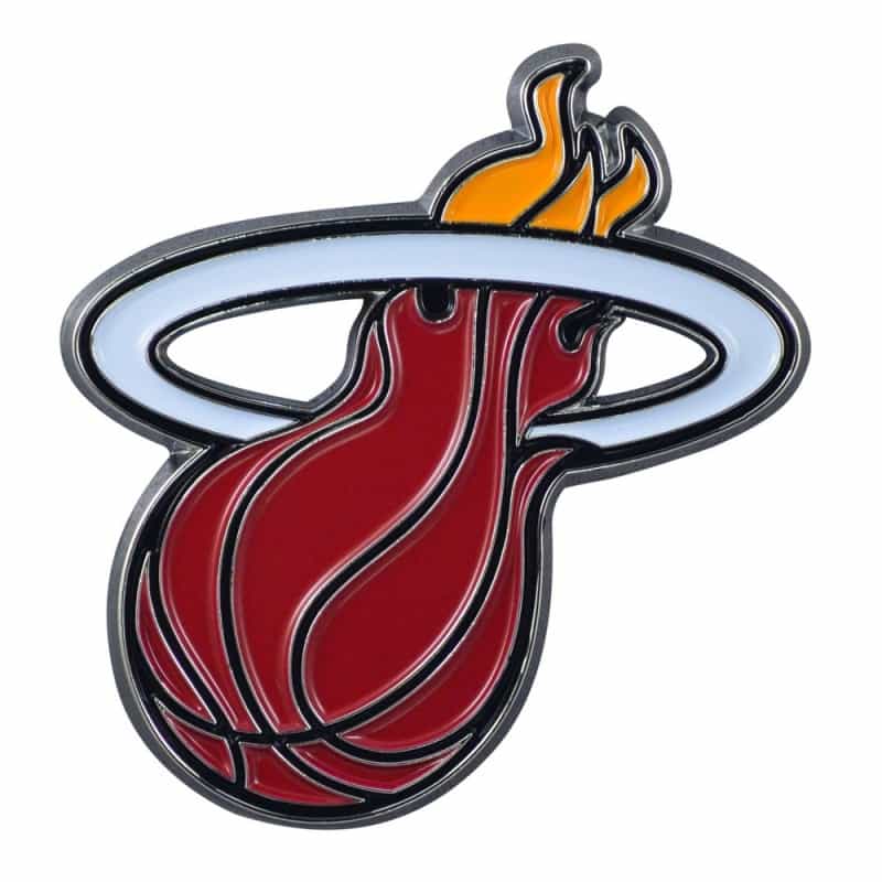 Miami Heat 3D Color Metal Emblem