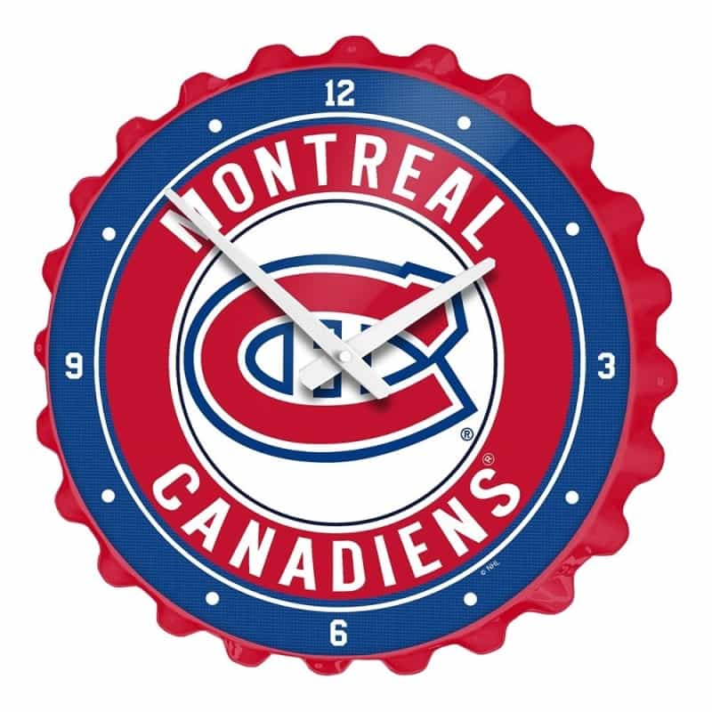 Montreal Canadiens: Bottle Cap Wall Clock