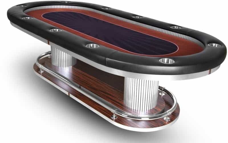 Deluxe Executive Texas Holdem Poker Table Customizable