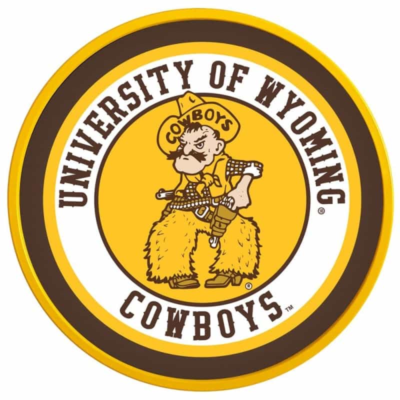 University Of Wyoming Cowboys 17" Team Disc Wall Sign-Pistol Pete