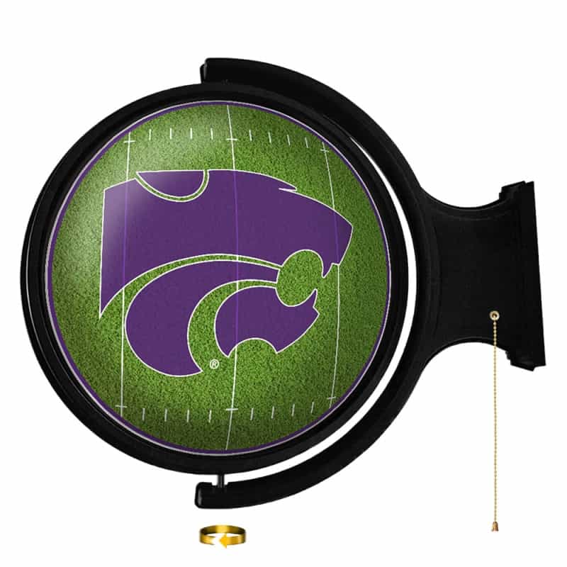 Kansas State Wildcats: On The 50 - Rotating Lighted Wall Sign