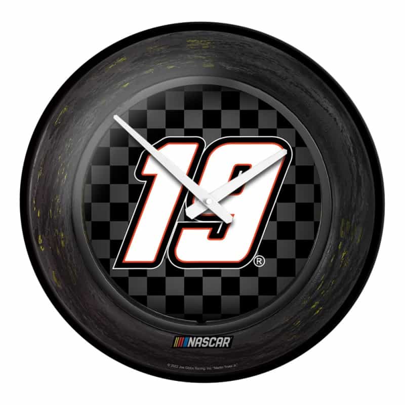 Martin Truex, Jr.: Tire Framed - Modern Disc Wall Clock