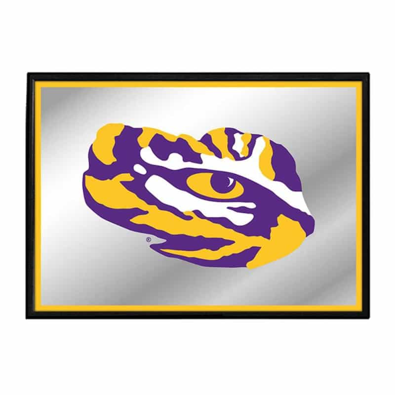 Lsu Tigers: Tiger Eye - Framed Mirrored Wall Sign