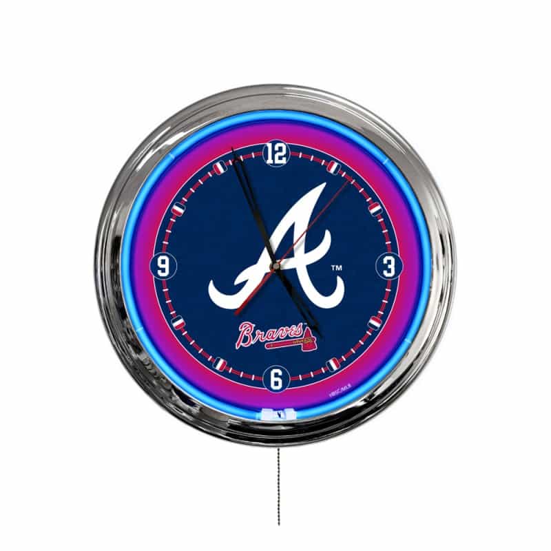 Atlanta Braves 16" Led Wall Clock