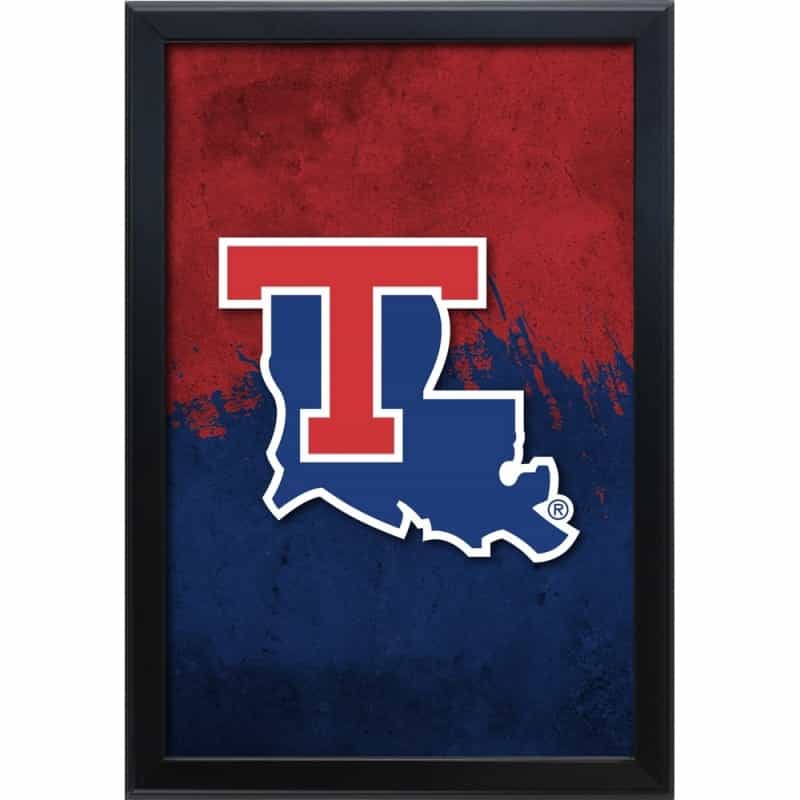 Louisiana Tech University 15.75" X 23.5" Led Snap Frame Lightbox By Holland Bar Stool Company