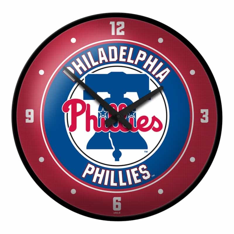 Philadelphia Phillies: Modern Disc Wall Clock