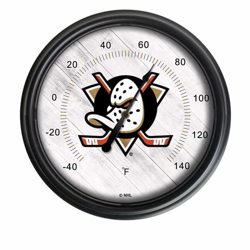 Anaheim Ducks Indoor/Outdoor Led Thermometer By Holland Bar Stool Company