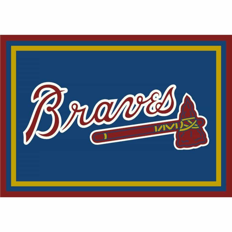 Atlanta Braves 4X6 Spirit Rug