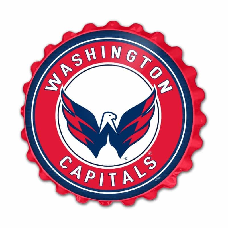 Washington Capitals: Bottle Cap Wall Sign