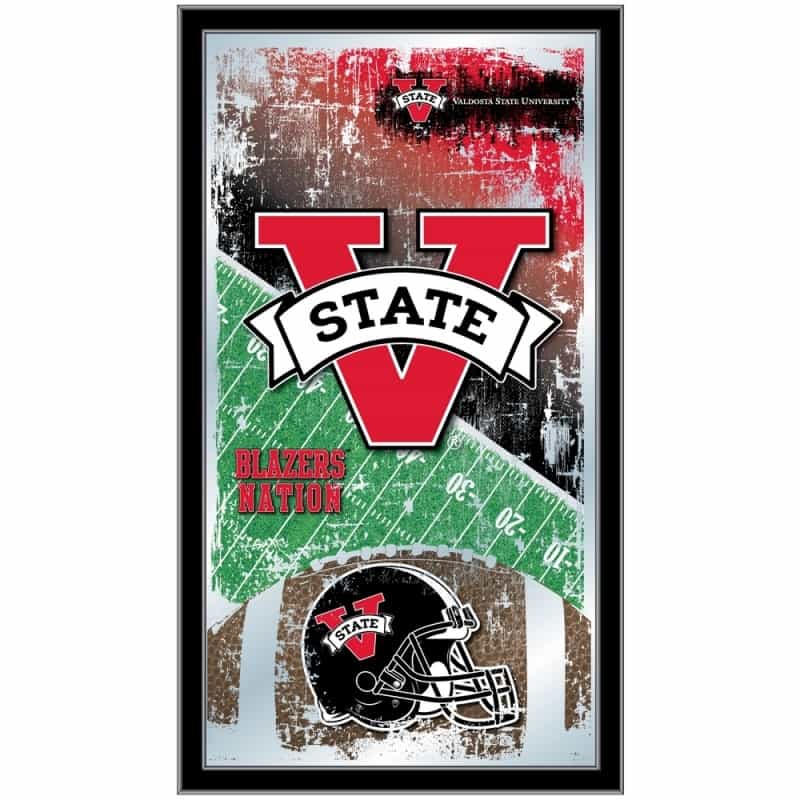 Valdosta State University 15" X 26" Football Mirror By Holland Bar Stool Company
