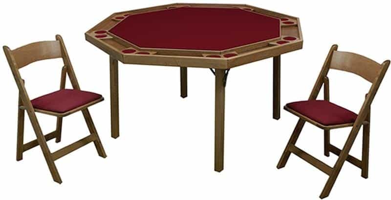 Kestell Octagon Poker Table With Folding Legs