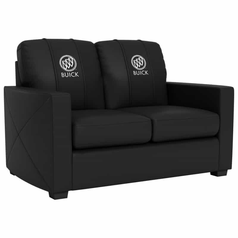 Stationary Loveseat With Buick Logo
