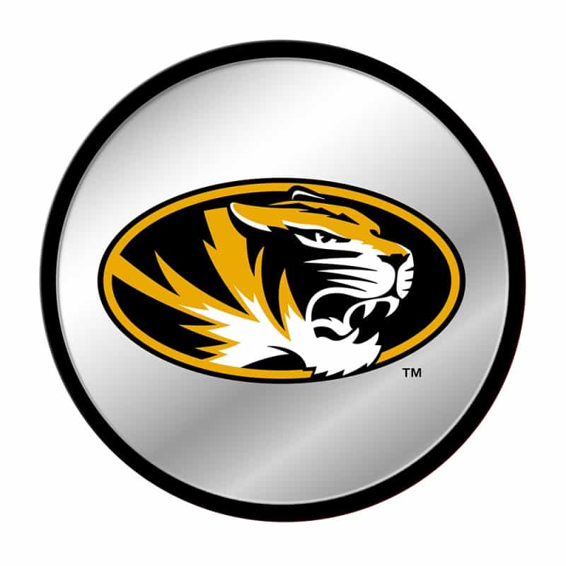 Missouri Tigers: Modern Disc Mirrored Wall Sign