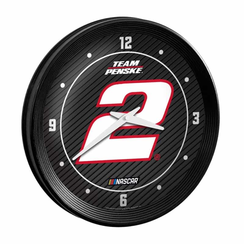 Austin Cindric: Ribbed Frame Wall Clock