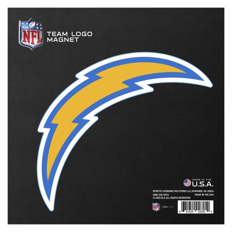 Los Angeles Chargers Large Team Logo Magnet 10" (8.7329"X8.3078")