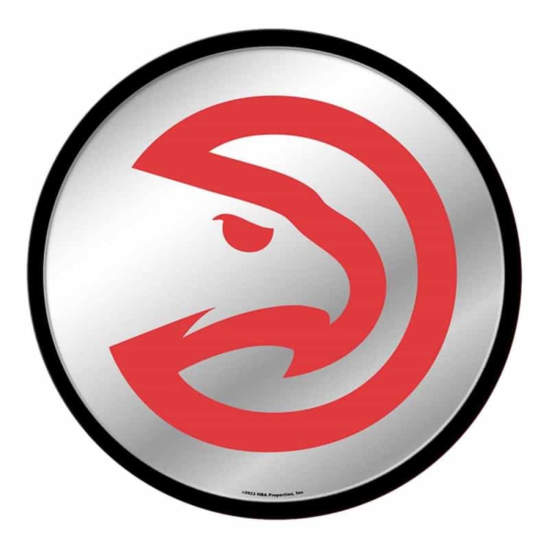 Atlanta Hawks: Modern Disc Mirrored Wall Sign