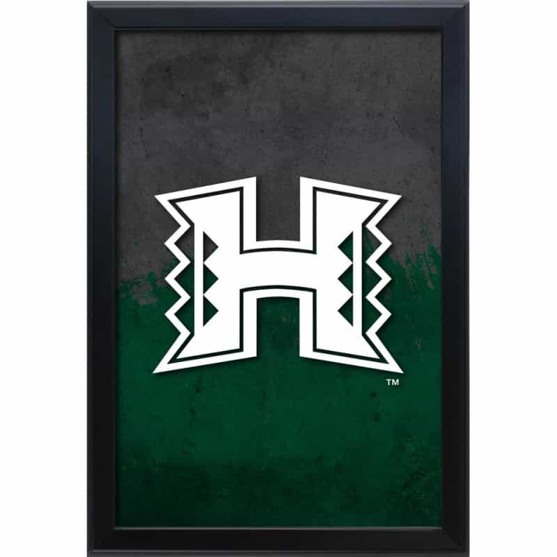 University Of Hawaii 15.75" X 23.5" Led Snap Frame Lightbox By Holland Bar Stool Company