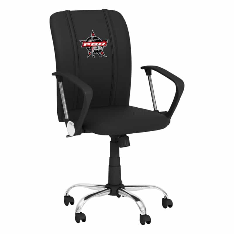 Curve Task Chair With Professional Bull Riders Primary Logo