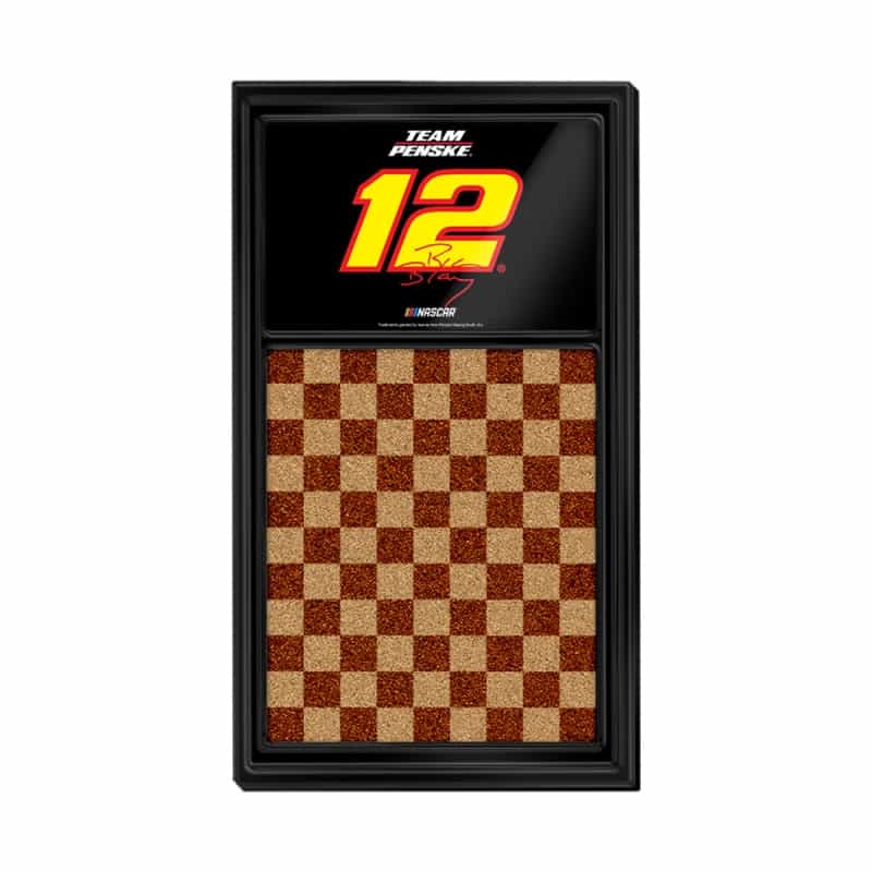 Ryan Blaney: Dual Logo - Cork Note Board