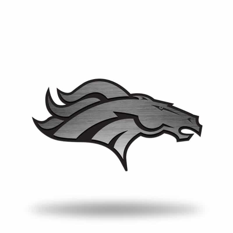 Nfl Denver Broncos Antique Nickel Auto Emblem For Car/Truck/Suv By Rico Industries