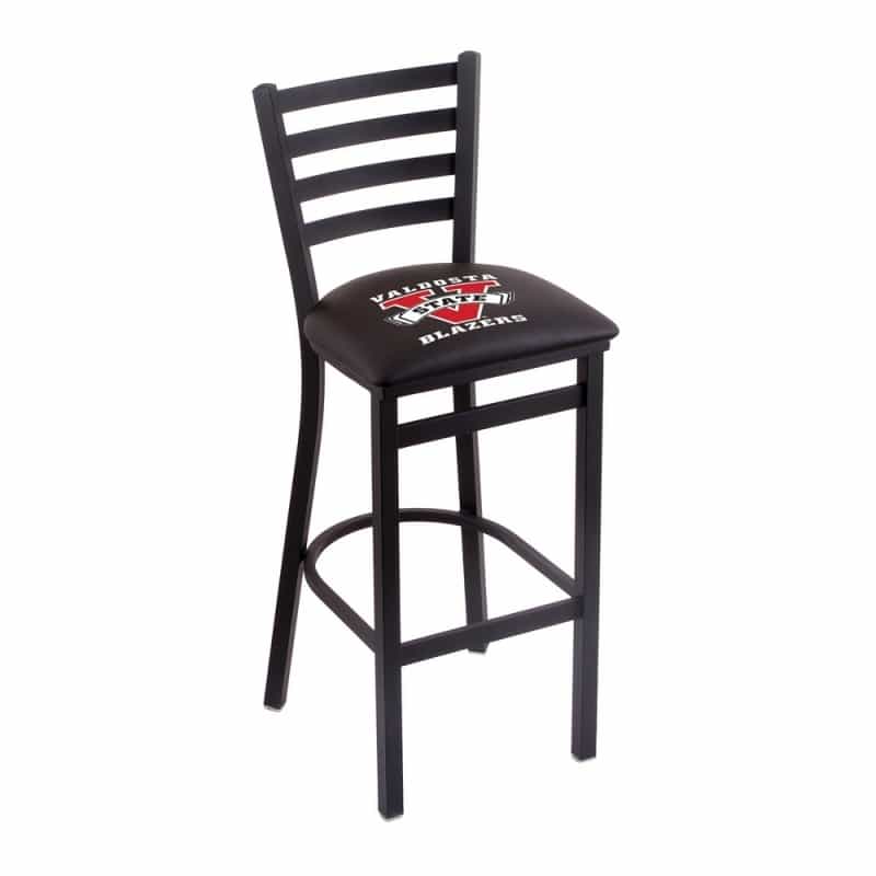 L004 Valdosta State 25" Stationary Counter Stool With Black Wrinkle Finish