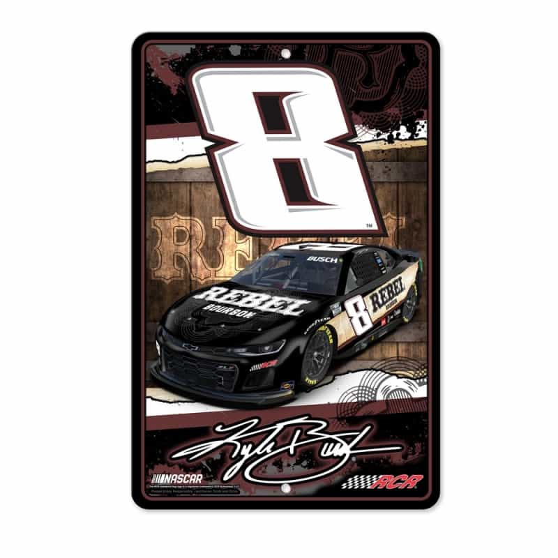 Rico Industries Nascar Racing Kyle Busch No. 8 2024 11" X 17" Home Decor Sign