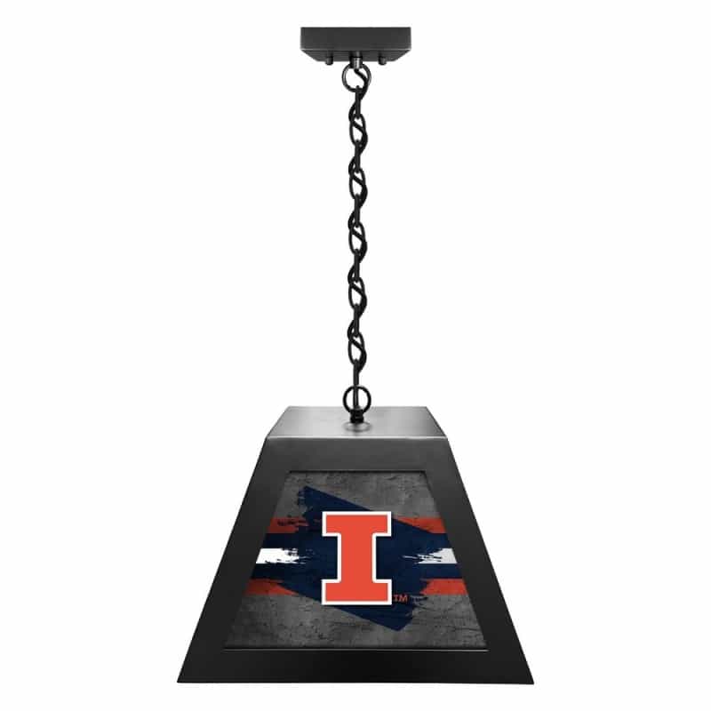 University Of Illinois Pendant Box Light By Holland Bar Stool Company
