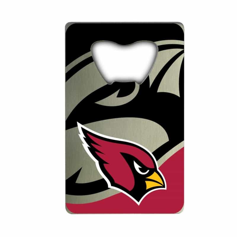 Arizona Cardinals Credit Card Style Bottle Opener - 2" X 3.25"