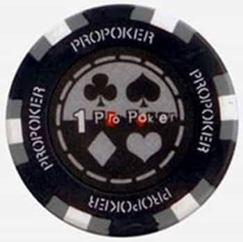 Pro Poker Clay Poker Chips 13.5G Sold By The Roll - $1
