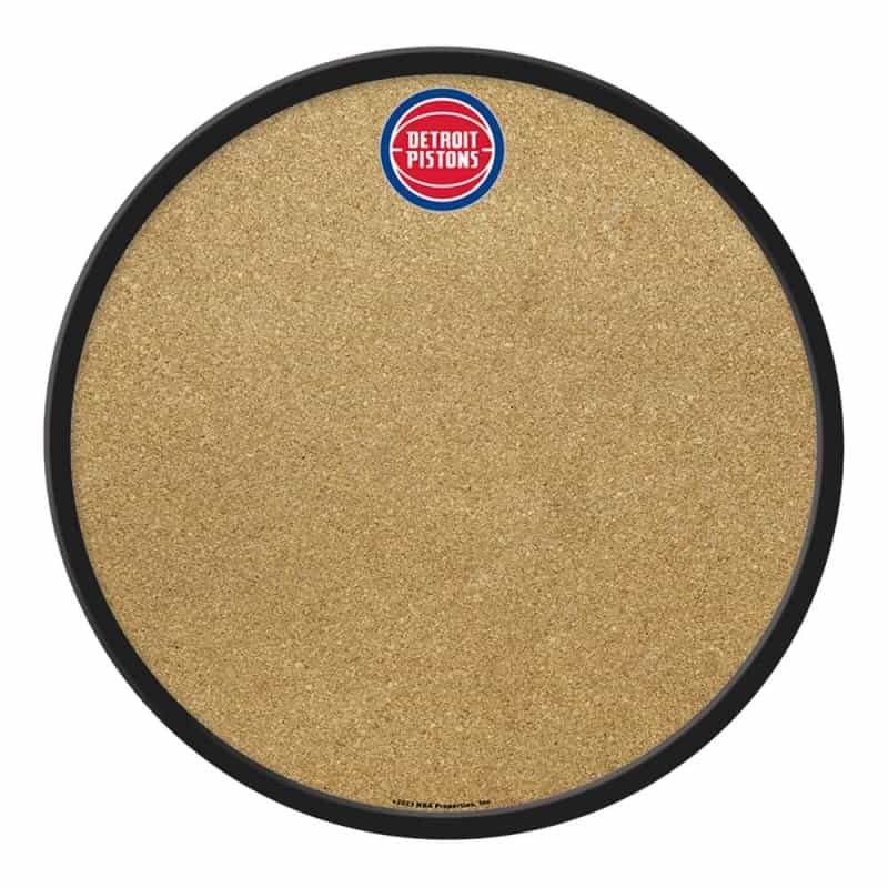 Detroit Pistons: Modern Disc Cork Board