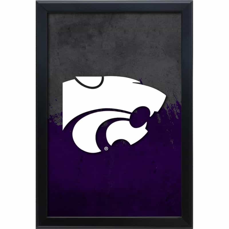 Kansas State University 15.75" X 23.5" Led Snap Frame Lightbox By Holland Bar Stool Company